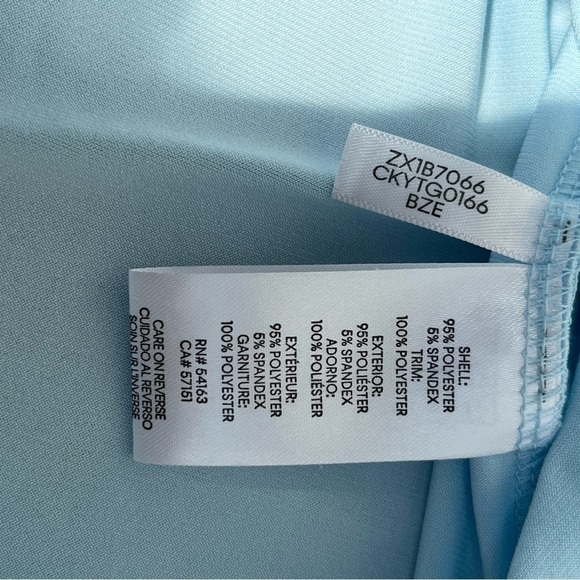CALVIN Klein Scoop Short Sleeve Blouse NWT - Picture 5 of 8